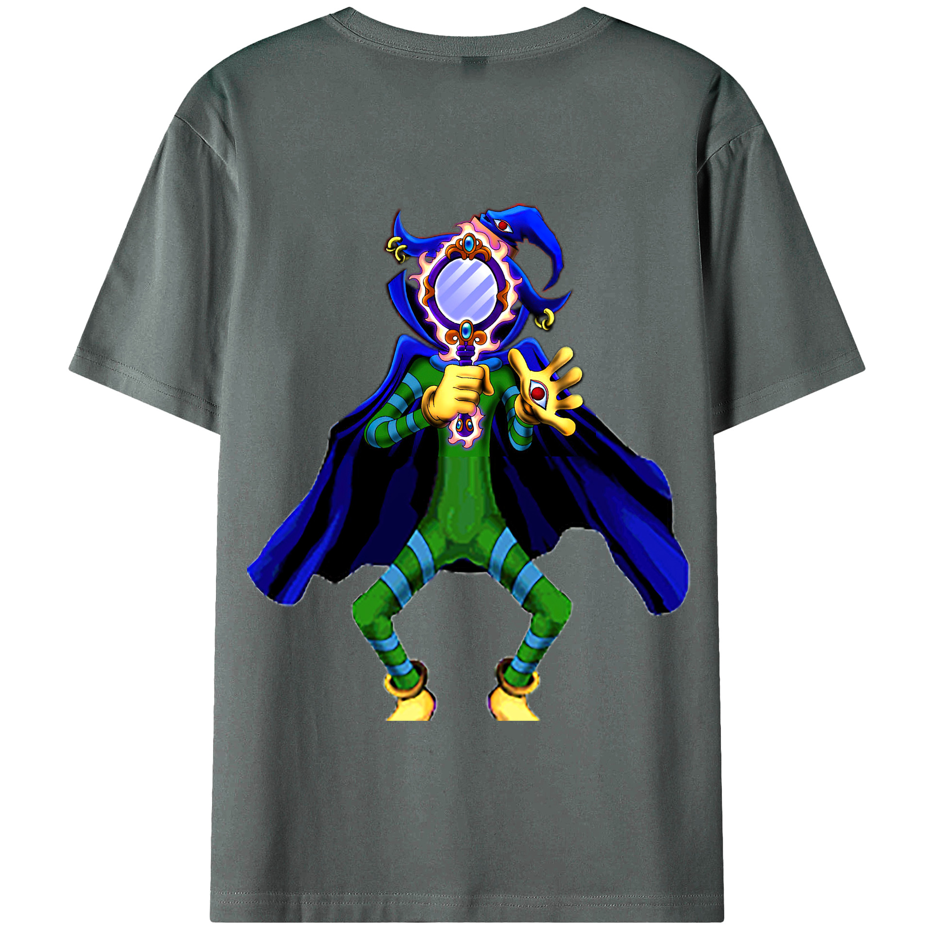 （画像用） 遊☆戯☆王 Yu-Gi-Oh! 綿100％半袖Tシャツ（背面プリント）